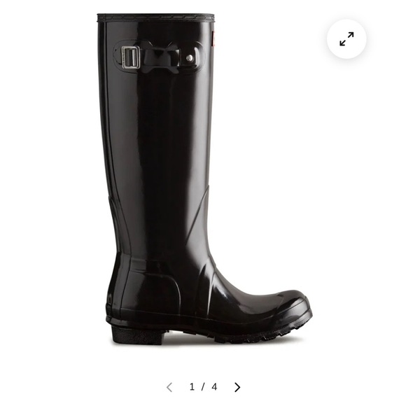 Hunter Women's Original Tall Gloss Rain Boots - Picture 1 of 7